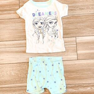 Gap + Disney Frozen Summer PJs Size 2Y